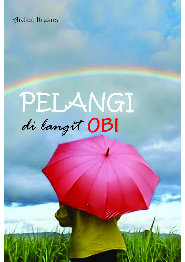 Pelangi di langit Obi