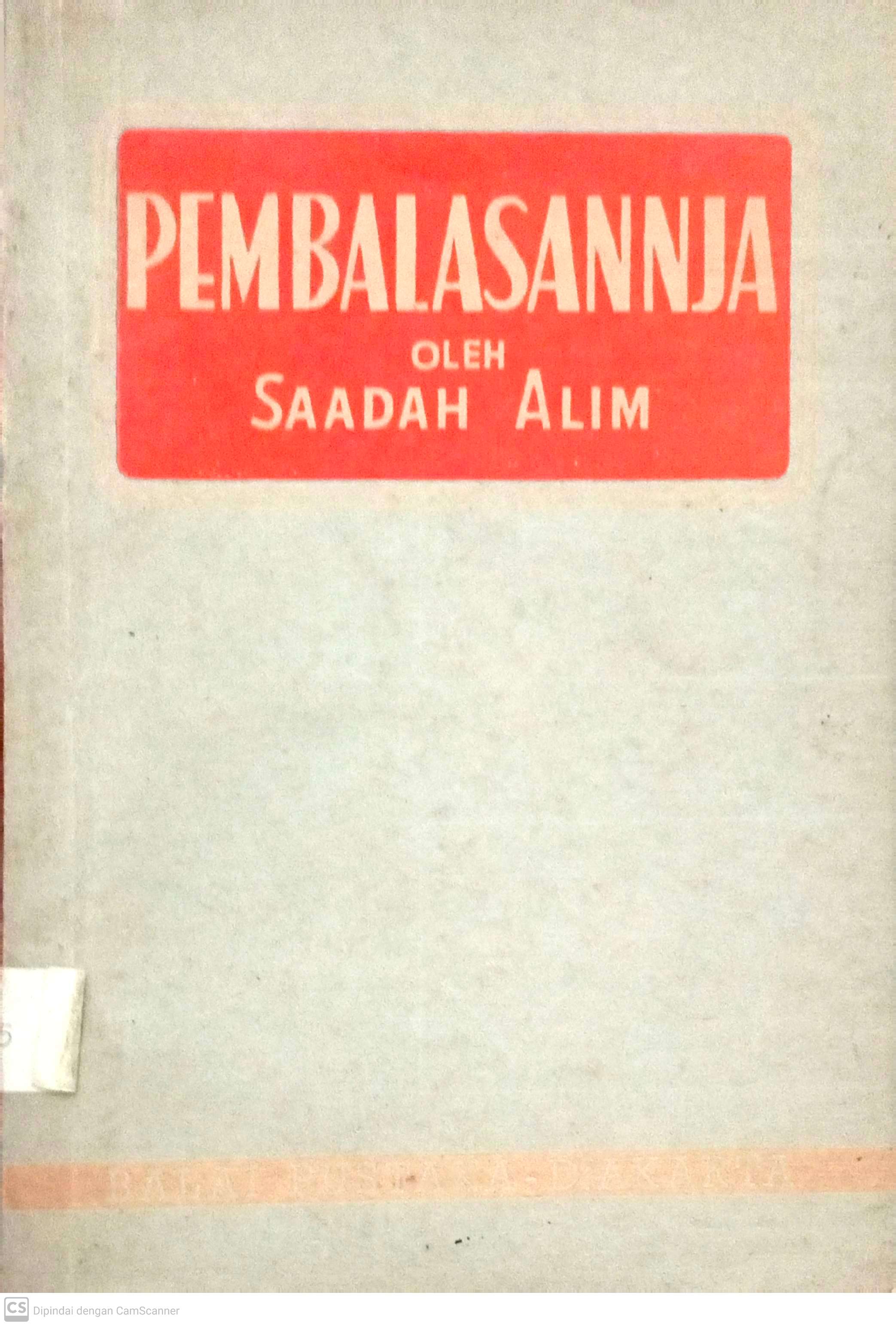 Pembalasannja / Saadah Alim