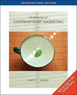 Principles of contemporary marketing