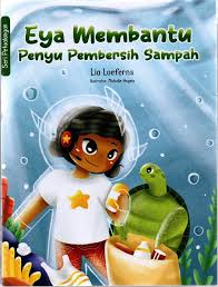 Eya membantu penyu pembersih sampah