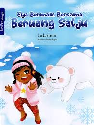 Eya bermain bersama beruang salju