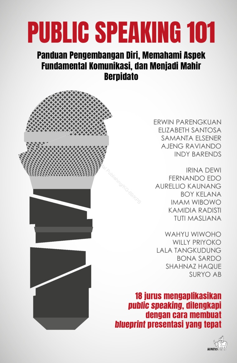 Public Speaking 101 : panduan pengembangan diri, memahami aspek fundamental komunikasi dan menjadi mahir berpidato