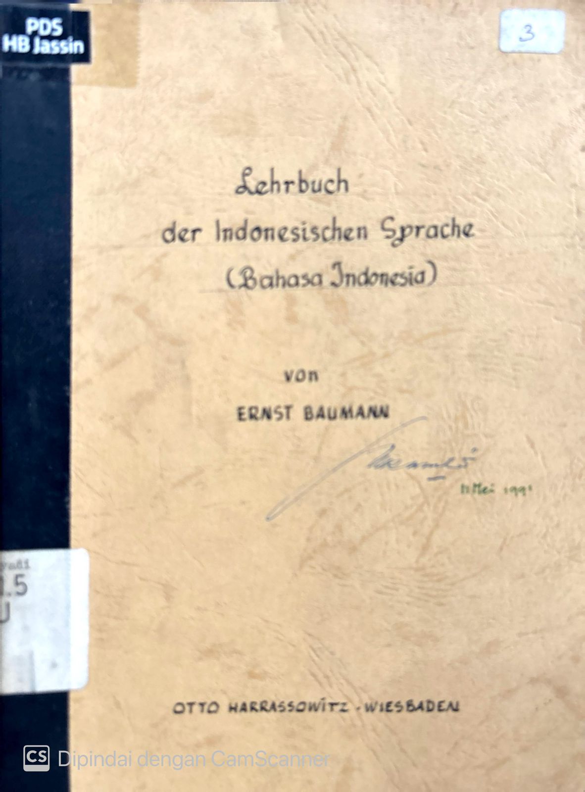 Lehrbuch Der Indonesischen Sprache / Boumann Ernst