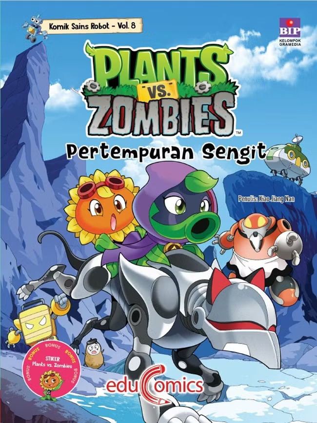 Plants Vs. Zombies Komik Sains Robot 8: Pertempuran Sengit