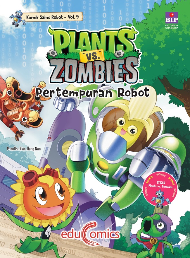 Plants vs. Zombies komik sains robot 9: pertempuran robot