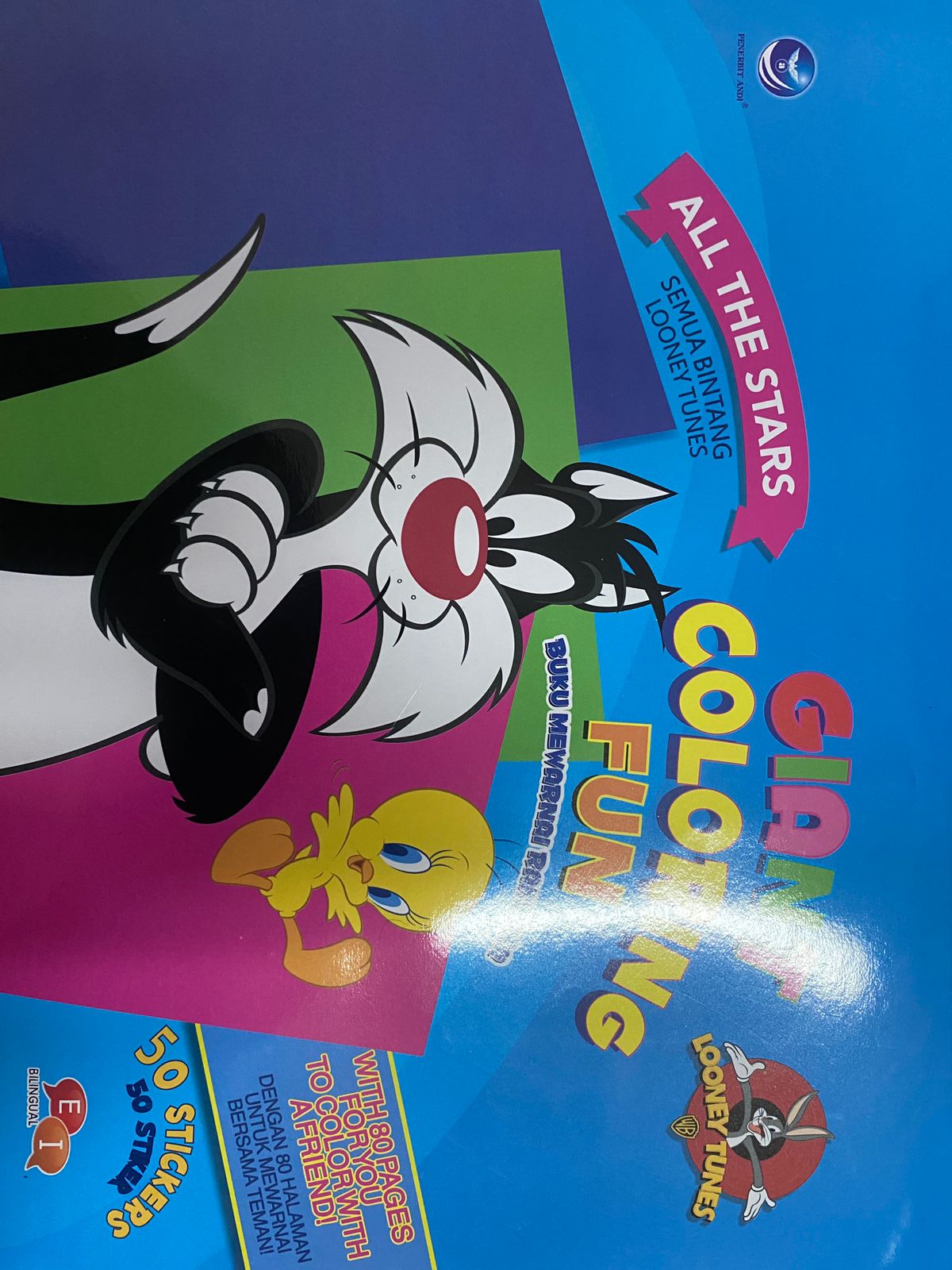 Para bintang = all the stars :  Giant coloring fun = buku mewarnai raksasa