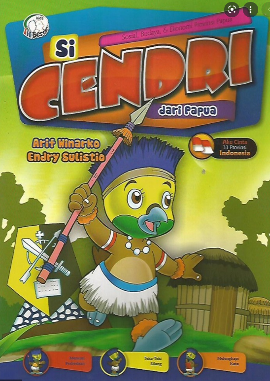 Sosial, budaya, dan ekonomi Provinsi Papua :  Si Cendri dari Papua / Endry Sulistyo; Arif Winarko; ed. Tim Bestari Kids