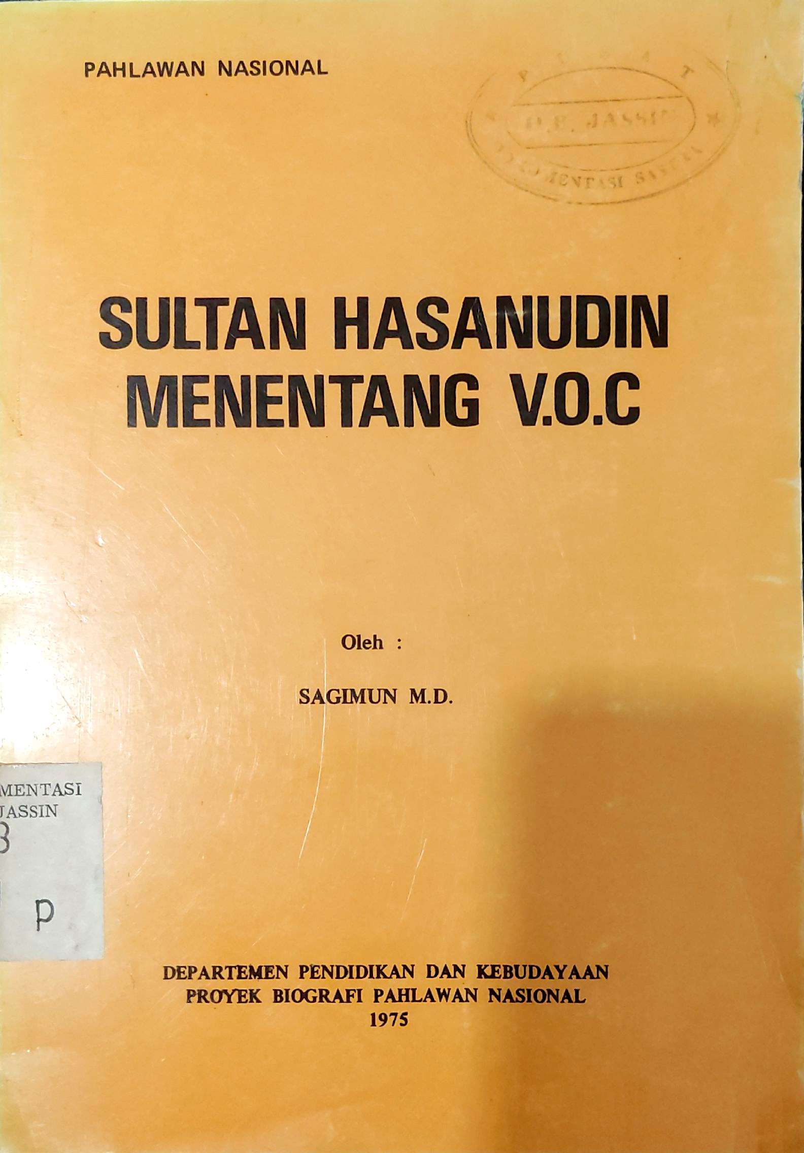 Sultan Hasanudin menentang V.O.C