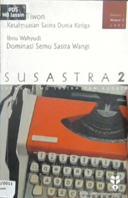 Susastra 2 : jurnal ilmu sastra dan budaya