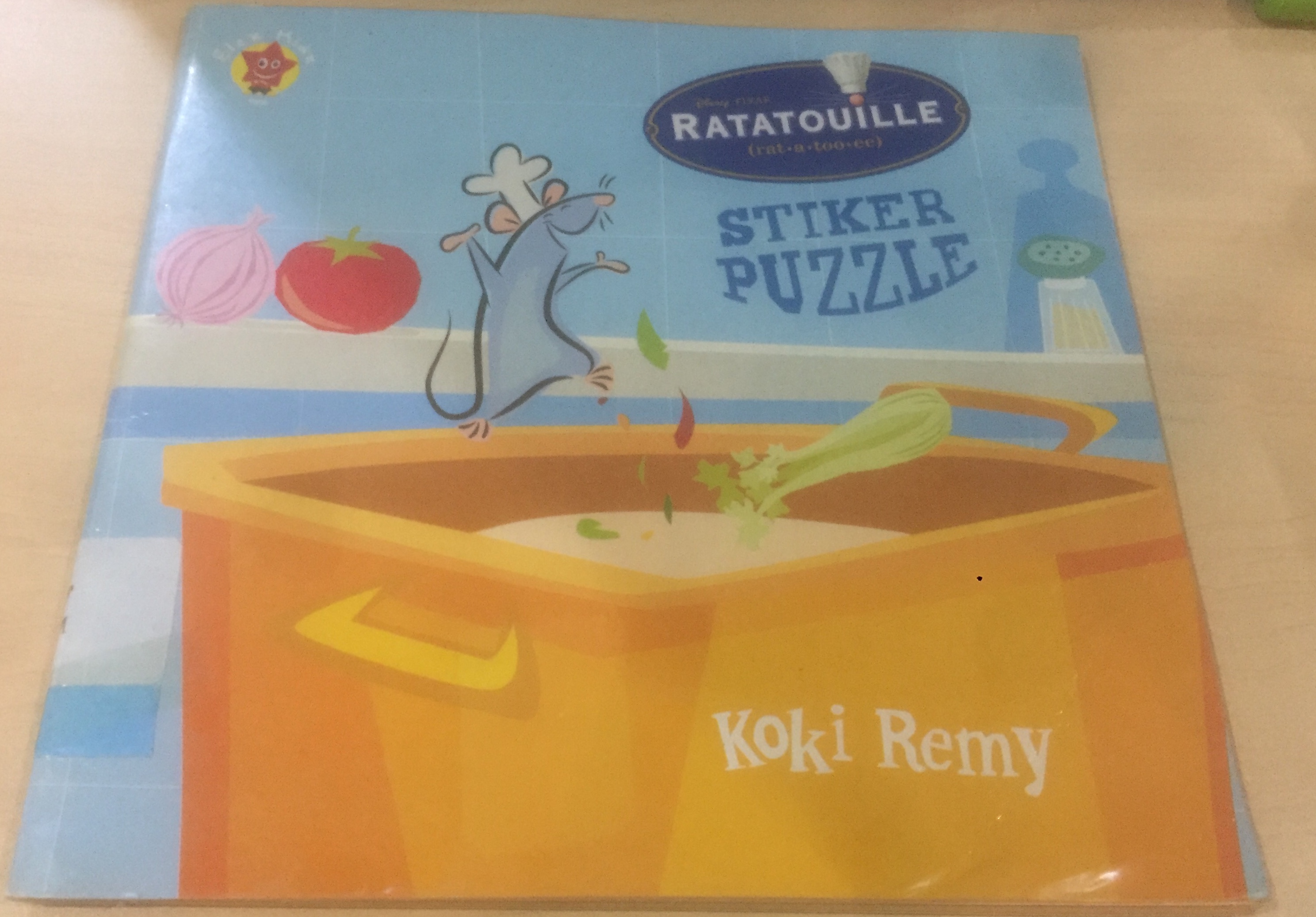 Stiker puzzle ratatouille : Koki Remy