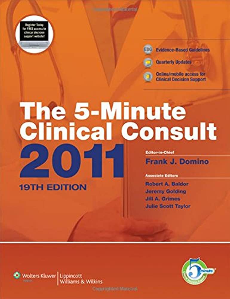 The 5-minute clinical consult 2011