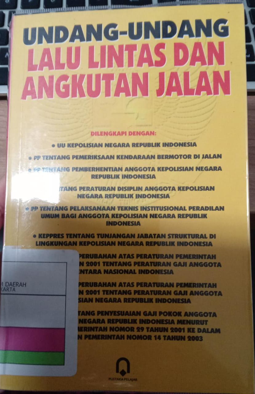 Undang-undang lalu lintas dan angkutan jalan
