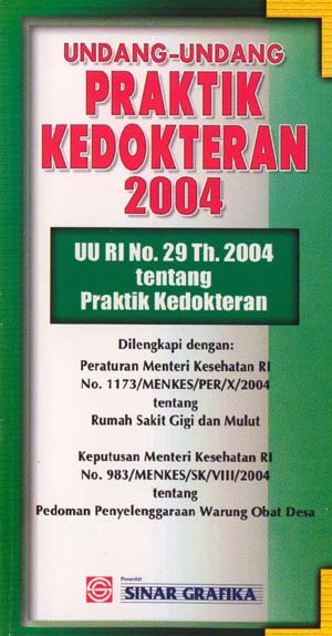 Undang-undang praktik kedokteran 2004