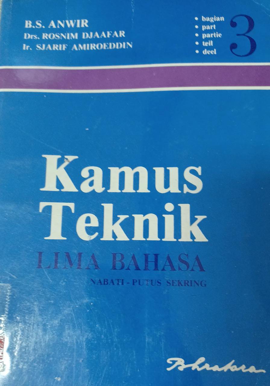 Kamus Teknik Lima Bahasa : Nabati - Putus Sekring Bagian 3
