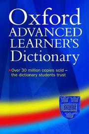 Oxford advanced learner's dictionary of current English / A.S. Hornby ; editor : Sally Wehmeier