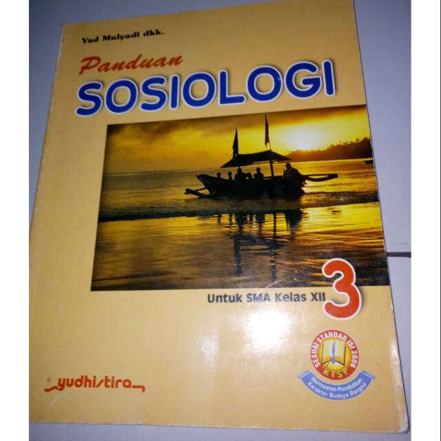 PANDUAN Sosiologi 3 : untuk SMA Kelas XII