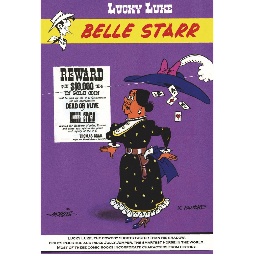 Lucky Luke (Belle Starr) / Morris, Fauche ; alih bahasa : Hera Esti Driprasetya ; editor : Niken Djokosuratno S. , Aryaguna Setiadi