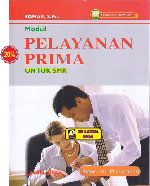 Modul pelayanan prima untuk SMK bisnis dan manajemen