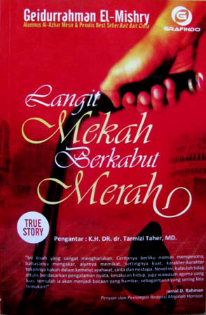 Langit Mekah berkabut merah