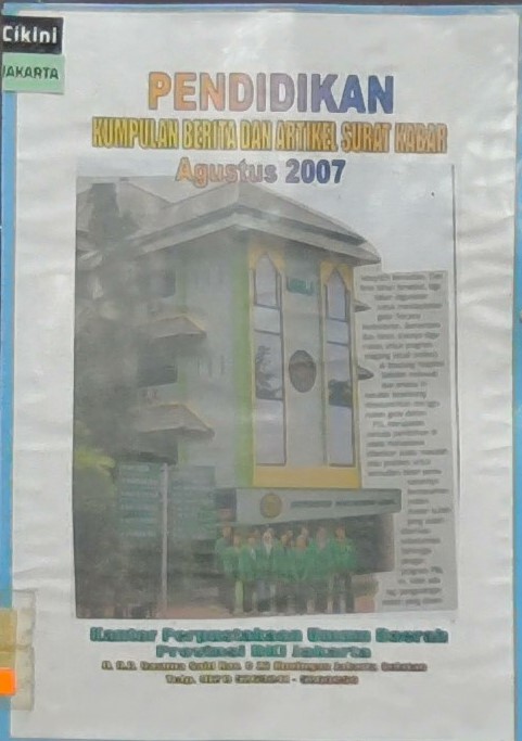 PENDIDIKAN : kumpulan berita dan artikel surat kabar Agustus 2007