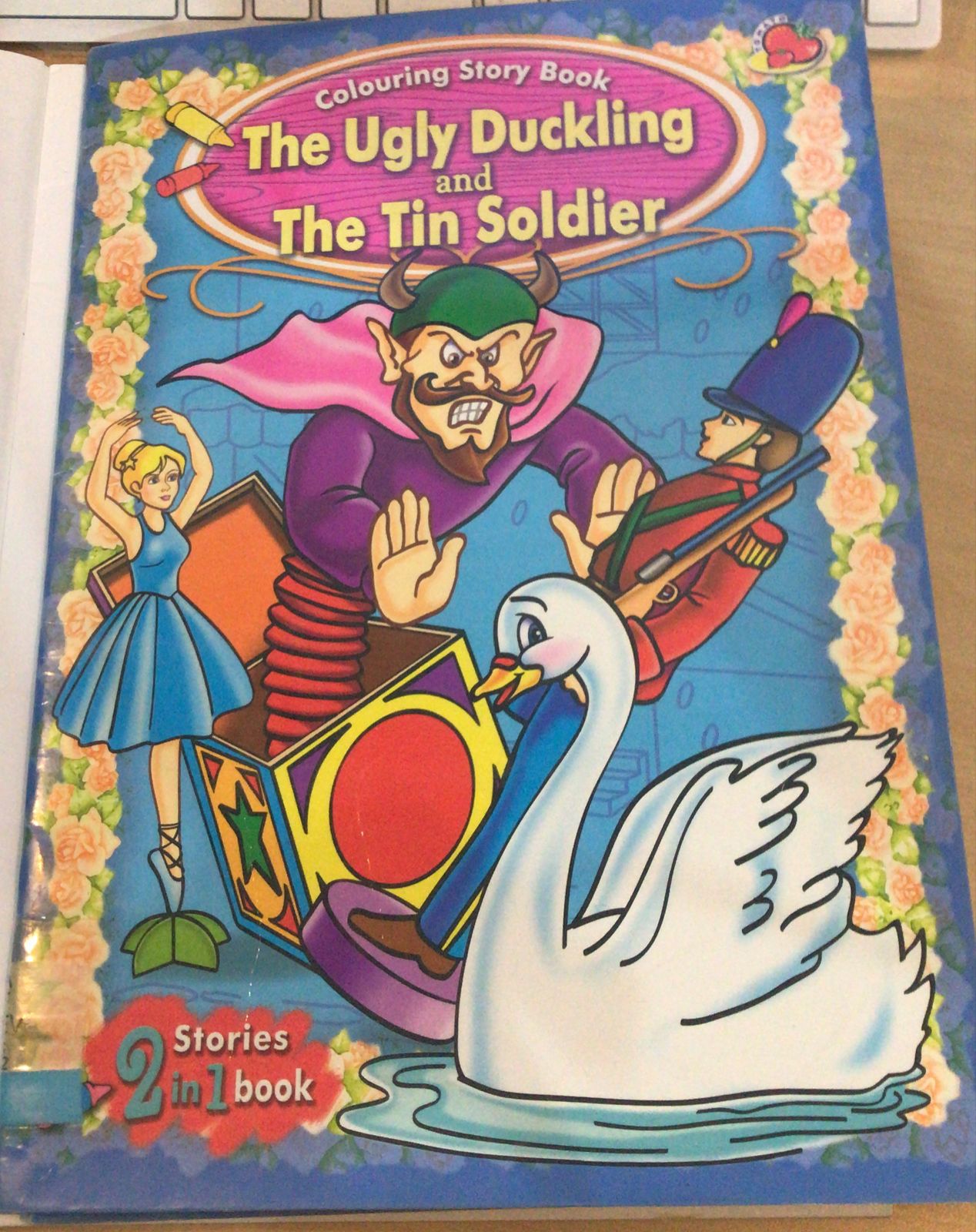 Colouring Story Book : The Ugly Duckling and The Tin Soldier