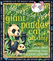 Aku baru tahu kalau : panda raksasa makan sepanjang hari