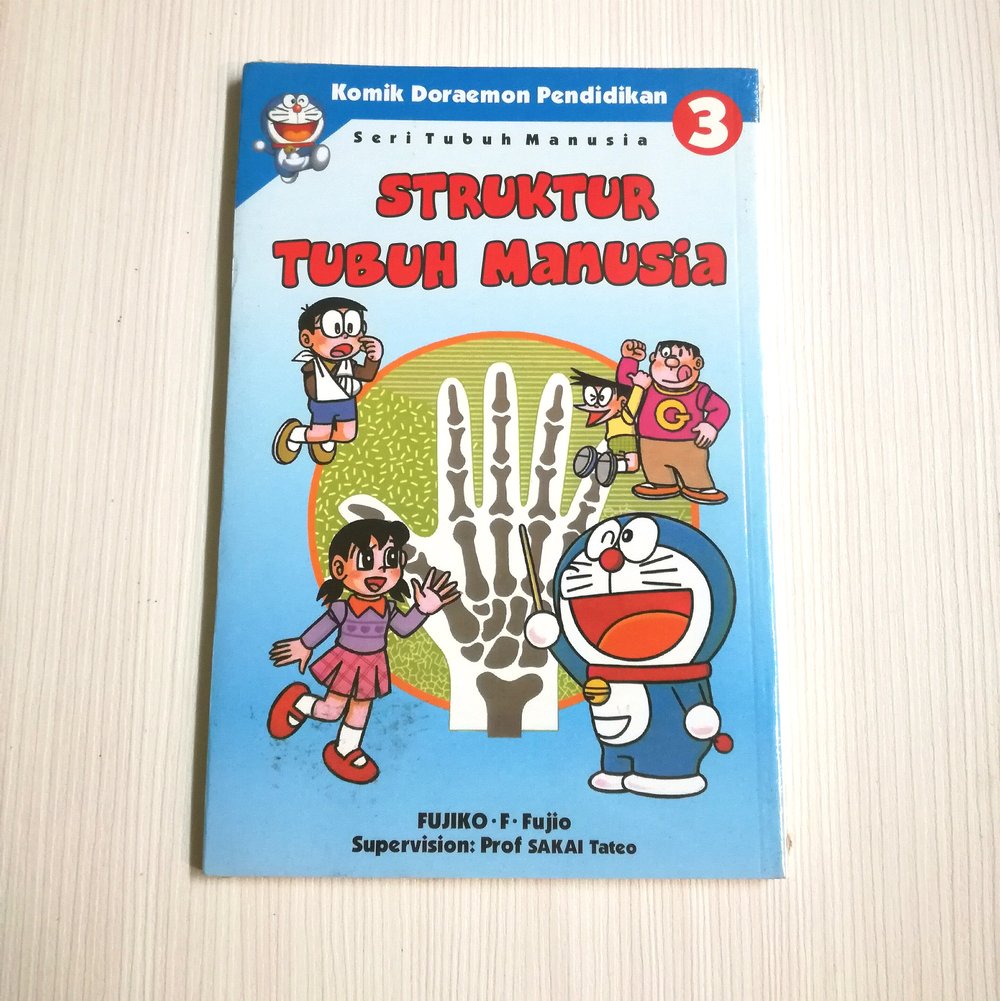 Komik Doraemon Pendidikan 3 : Seri Tubuh Manusia - Struktur Tubuh Manusia
