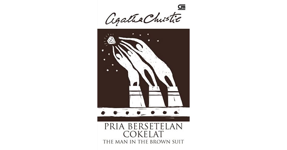 Pria bersetelan cokelat = The man in the brown suit