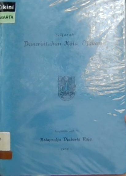 Sedjarah pemerintahan kota Djakarta