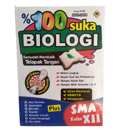 100% suka biologi kelas XII SMA / Bayu Rismiyatun ; penyunting Tim Mata Elang Media