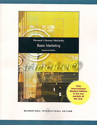 Basic marketing :  a marketing strategy planning approach (Eighteenth Edition) / William D. Perreault , Joseph P. Cannon, and E. Jerome McCarthy