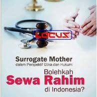 Surrogate mother dalam perpektif etika dan hukum