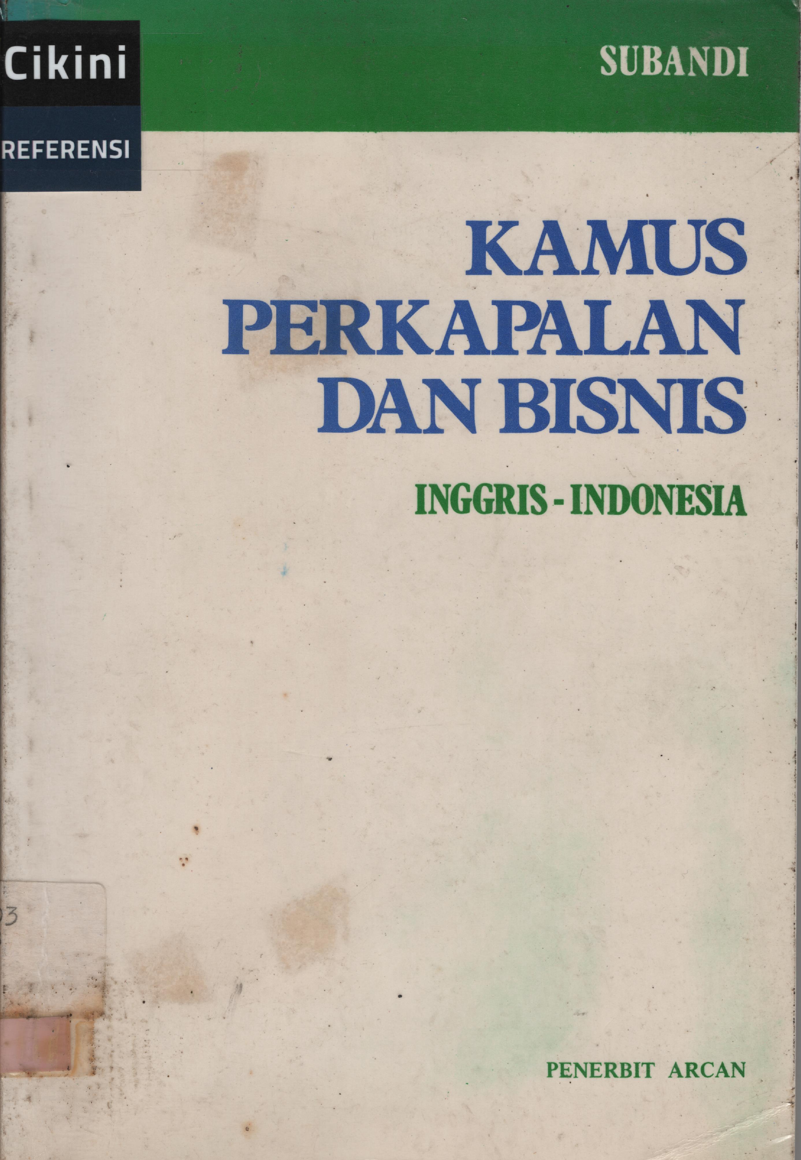 Kamus perkapalan dan bisnis