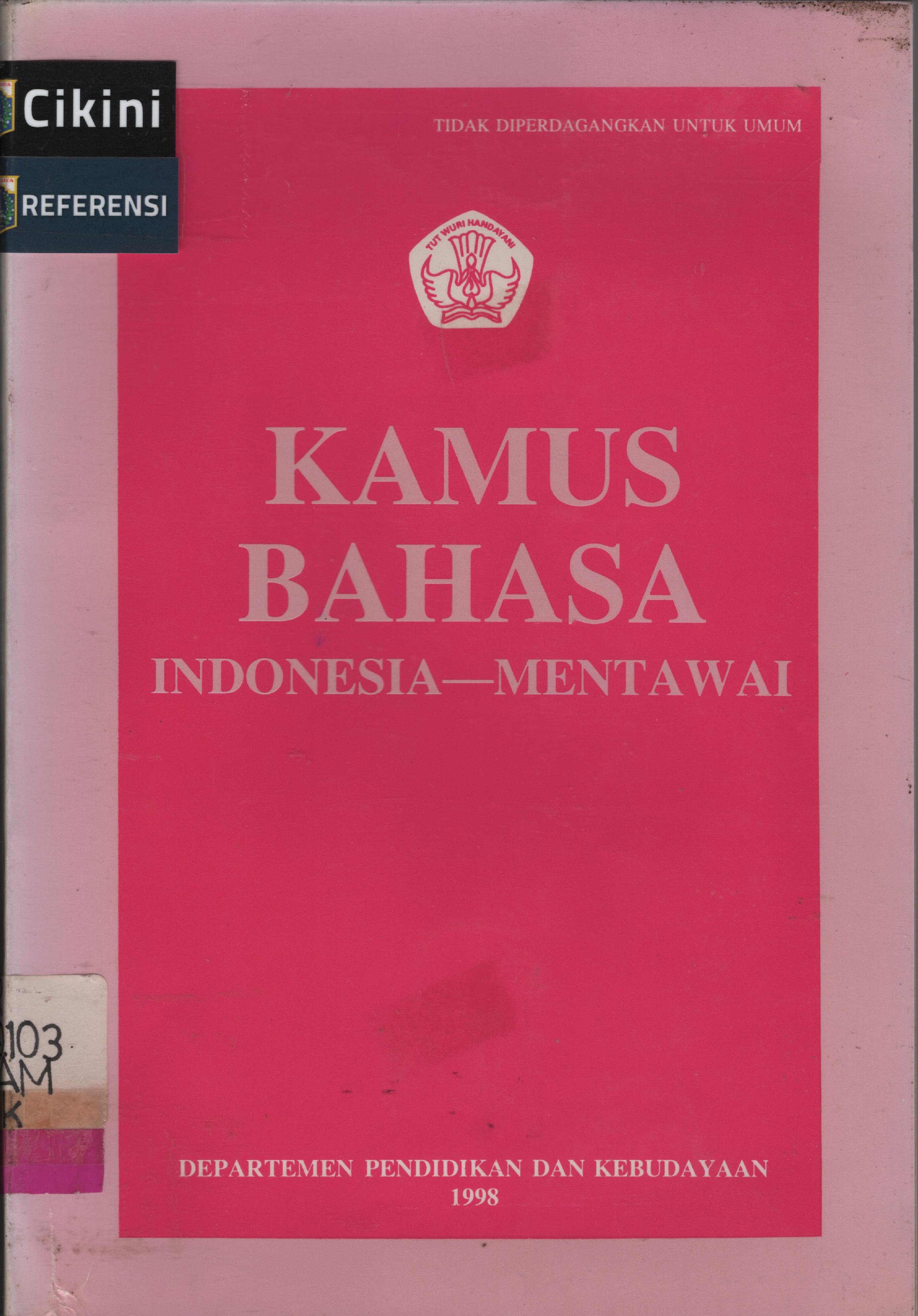 Kamus Bahasa Indonesia - Mentawai