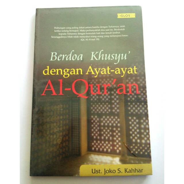Berdoa khusyu' dengan ayat-ayat Al-Qur'an
