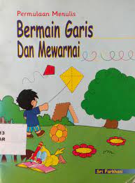 bermain garis dan mewarnai
