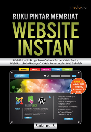 Buku pintar membuat website instan