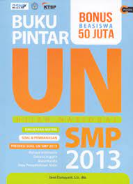 BUKU pintar UN SMP 2013