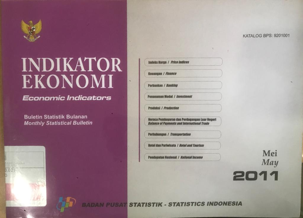 Indikator Ekonomi : Buletin Statistik Bulanan Bulan May 2011