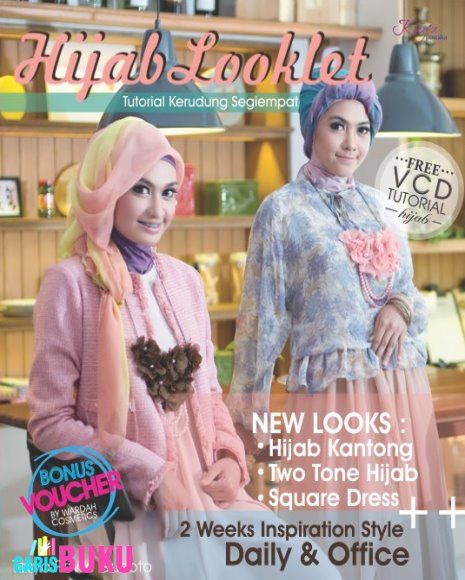Hijab Looklet : Tutorial Kerudung Segiempat