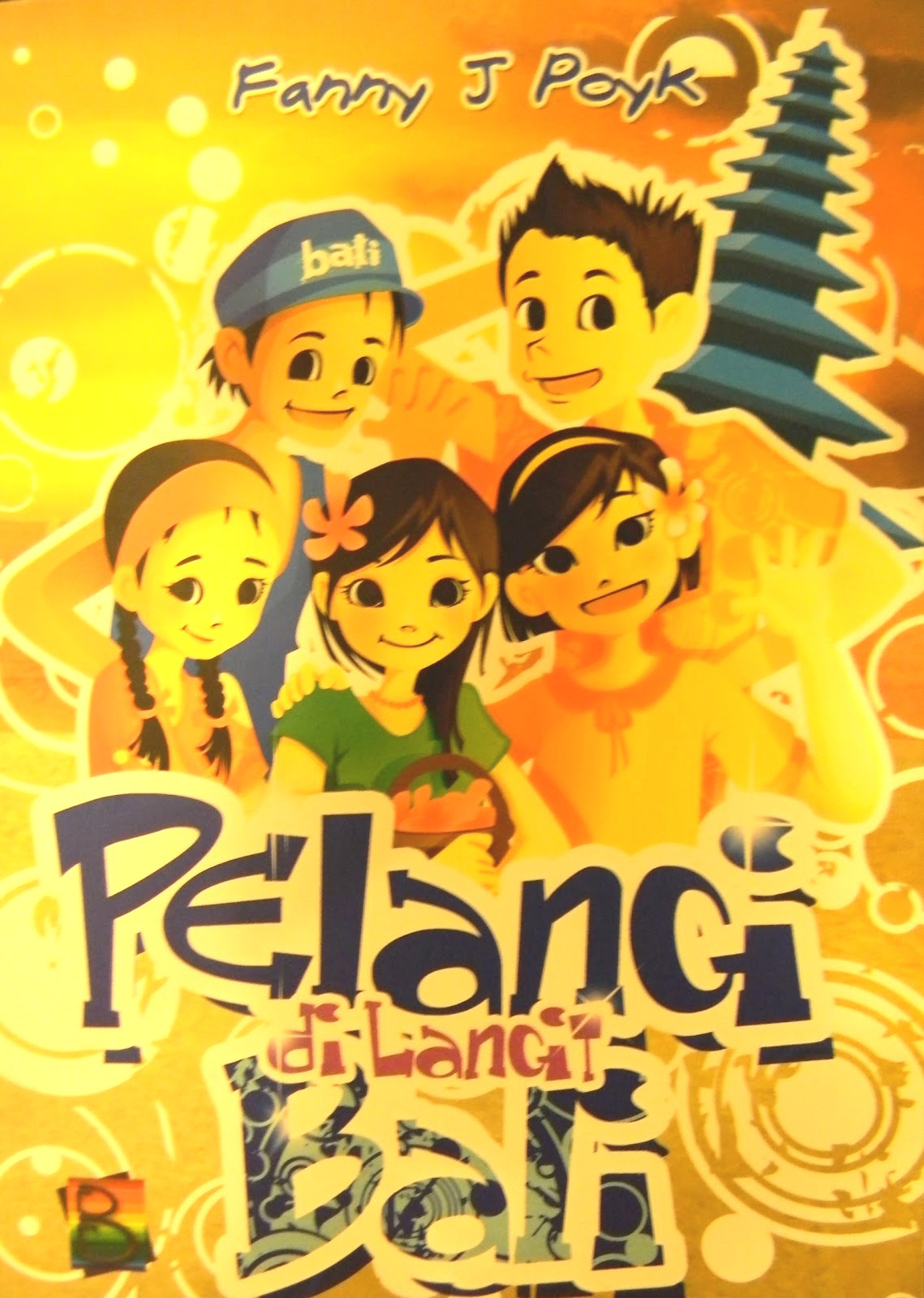 Pelangi di langit Bali