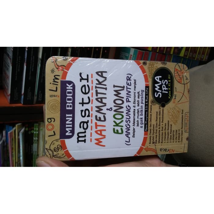 Mini book master matematika dan ekonomi SMA IPS kelas X, XI, dan XII