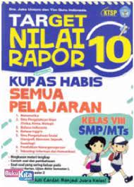 Target Nilai Rapor 10 kupas habis semua pelajaran SMP/MTs kelas VIII