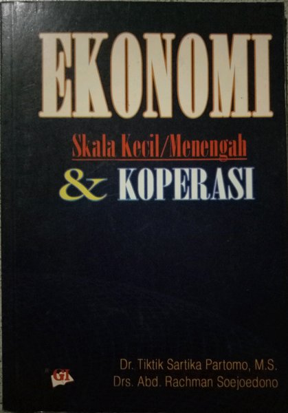 Ekonomi skala kecil/ Menengah koperasi