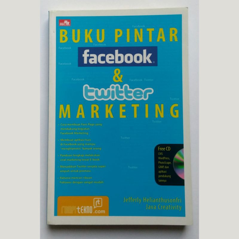 Buku pintar facebook & twitter marketing