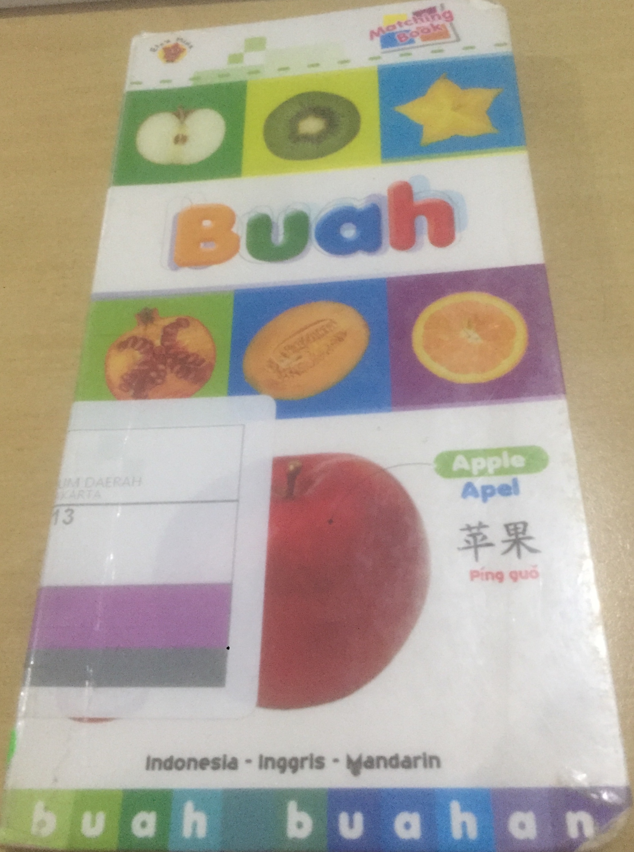 Matching Book : Buah