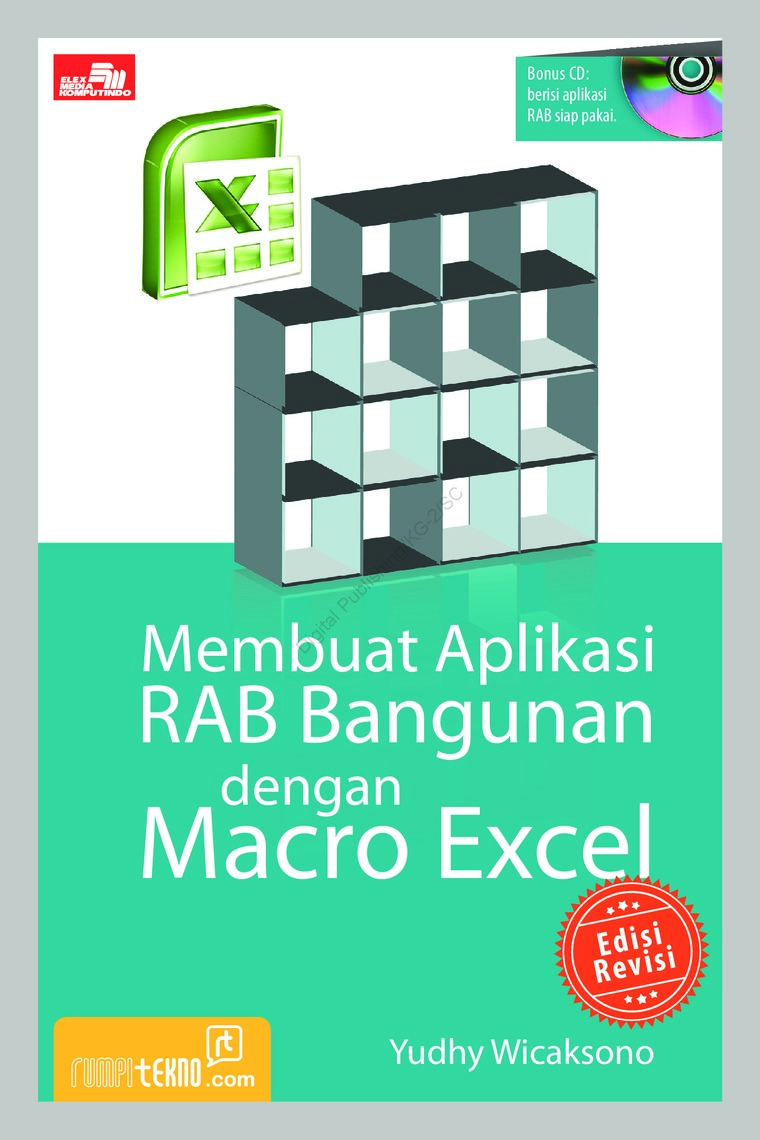 Membuat aplikasi RAB bangunan dengan macro excel
