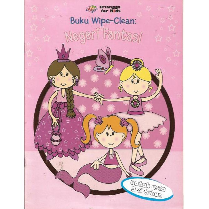 Buku wipe-clean : negeri fantasi