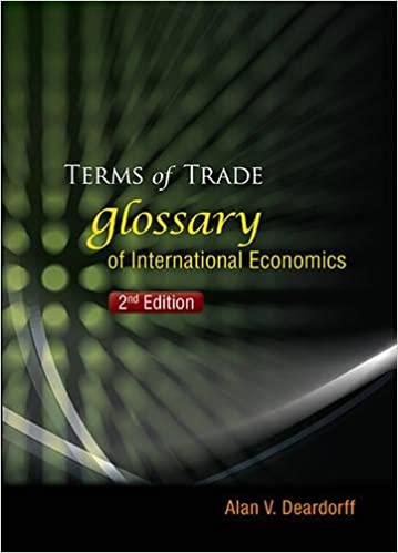 Terms of trade : glossary of international economics