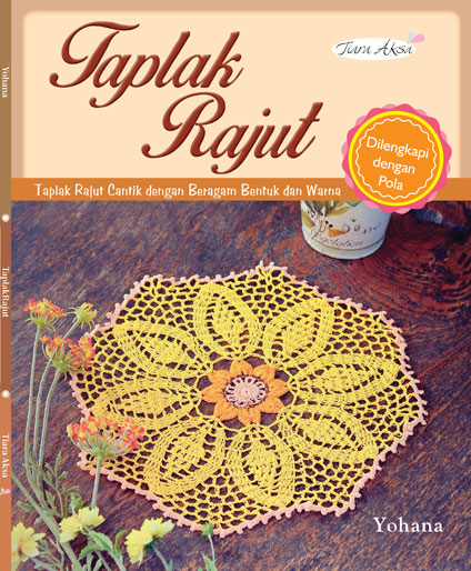 Taplak rajut :  taplak rajut cantik dengan beragam bentuk dan warna / Yohana ; editor : Berliyandi T.R.